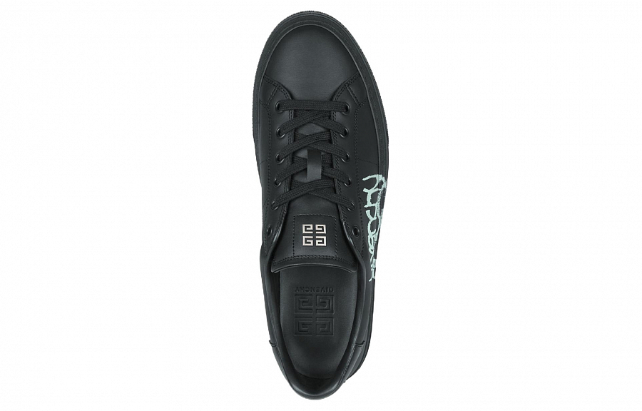 Givenchy City Skateboard Shoes Men Low-Top Black Blue