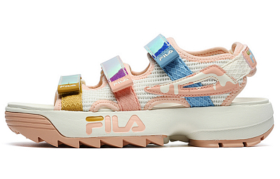 FILA FUSION Disruptor Sandals 'White Pink' Women's