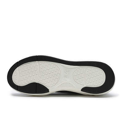 FILA COOKIES Abrasion Resistant, Breathable, Lightweight Coverage Low Top Canvas Shoes Men's Black White