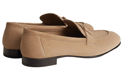 HERMES Paris Loafers Women's Light Brown