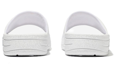 FILA Rubber Sole Slide Slippers Unisex White