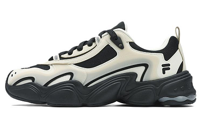 FILA FUSION TENACITY Wear-Resistant Support Low-Top Casual Shoes Men's Black