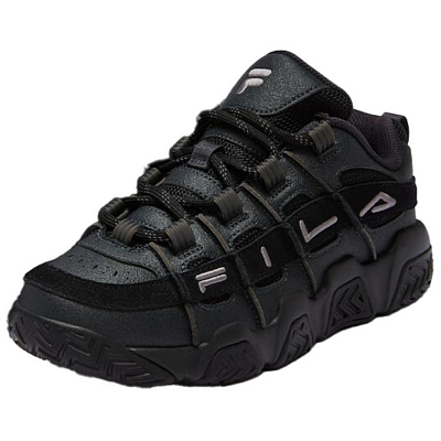 FILA FUSION BARRICADE Low Top Vintage Basketball Shoes Unisex Black