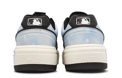 MLB Chunky Liner Wear-Resistant Height Increasing Low-Top Skateboard Shoes Unisex Butterfly Blue