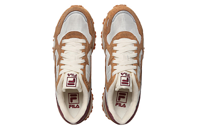 FILA Zagato Washing Low Top Casual Shoes Unisex Gray Brown