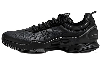 Ecco Outdoor Slip-Resistant Low-Top Sports Casual Shoes Women's Black