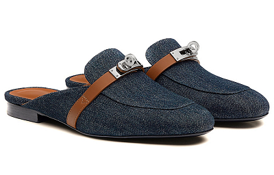 HERMES Oz Closed Toe Slippers Women's