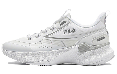 FILA Neuron 5 Low Top Running Shoes Unisex White Gray Korean Style