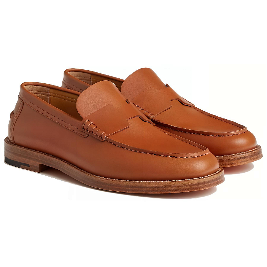 HERMES Loafers Men Brown купить в интернет-магазине Yoocart с быстрой доставкой по России.