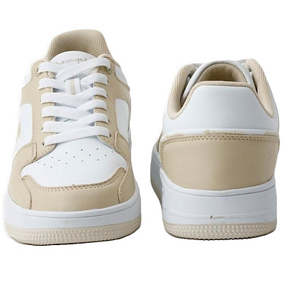 Champion Slip-Resistant Low-Top Skateboard Shoes Women's Ecru