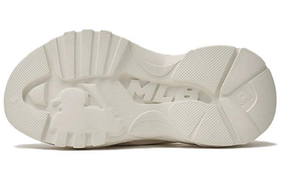 MLB Big Ball Chunky Recovery Beach Sandals Unisex Ivory White