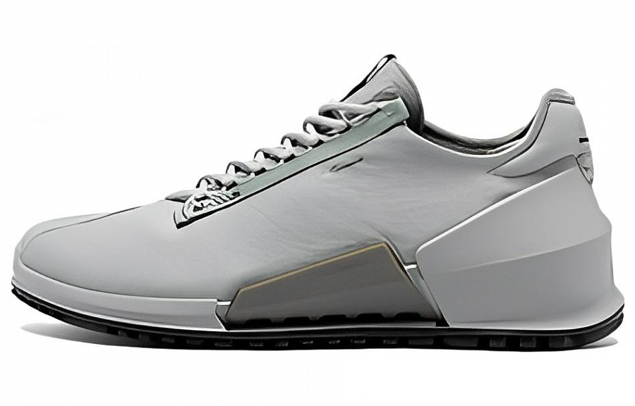 Ecco Cushioning Low-Top Sports Casual Shoes Men's Dove Gray
