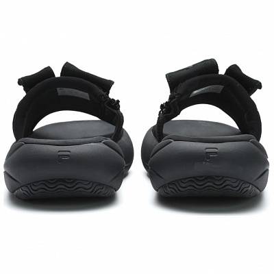 FILA FUSION ZIP UP Slide Slippers Women's Black