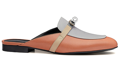 HERMES Oz Women's Casual Shoes Women's Gray Orange