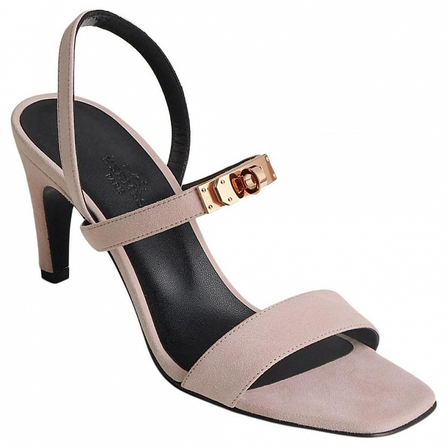 HERMES Glamour One Strap Sandals 7.5cm Women's Pink купить в интернет-магазине Yoocart с быстрой доставкой по России.