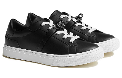 HERMES Day Low-Top Skateboard Shoes Women's Black