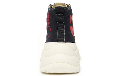 MLB Chunky High Anti-Slip And Wear-Resistant Lightweight High-Top Canvas Shoes Unisex