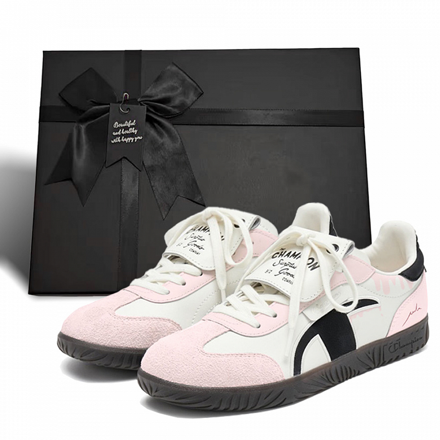 Champion Box Quick Dry Low-Top Skateboard Shoes Women's Pink