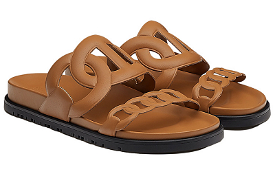 HERMES Extra Slip Resistant Stylish Sandal Women's Brown