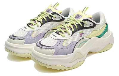FILA FUSION Bianco Ii Sneakers 'White Lilac Green' Women's