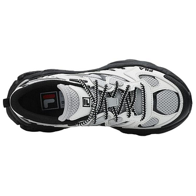 FILA Fern Sneakers Anti Slip Wear Resistant Low Top Casual Shoes Women's White Gray