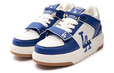 MLB Chunky Liner Cushioning, Wear Resistant Mid Top Skateboard Shoes Unisex Blue