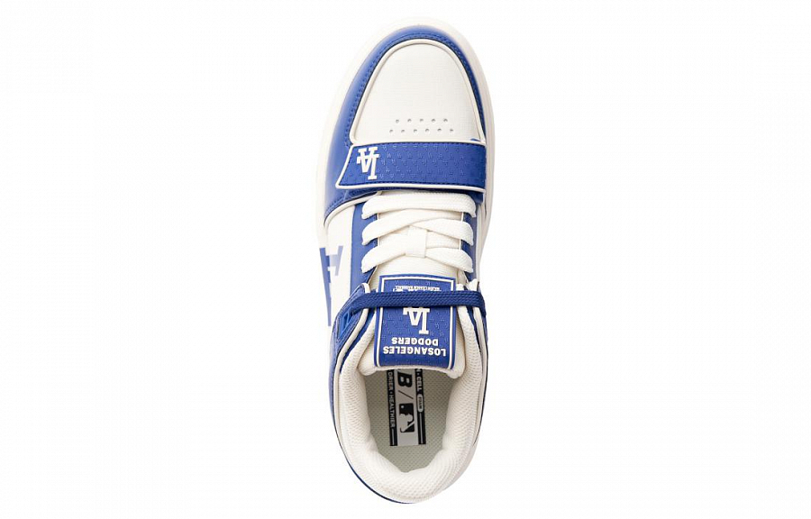 MLB Chunky Liner Cushioning, Wear Resistant Mid Top Skateboard Shoes Unisex Blue
