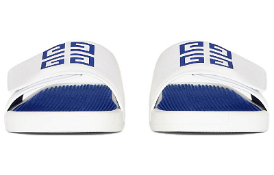 Givenchy Slide Slippers Men's White Blue