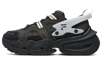 FILA FUSION Armour Sneakers 'Black White' Women's