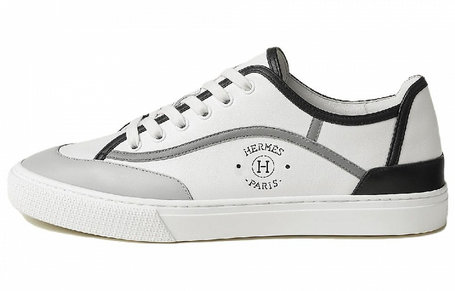 HERMES Get Low Top Stylish Skateboarding Shoes Men's White Gray купить в интернет-магазине Yoocart с быстрой доставкой по России.