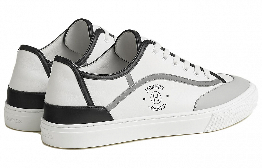 HERMES Get Low Top Stylish Skateboarding Shoes Men's White Gray купить в интернет-магазине Yoocart с быстрой доставкой по России.