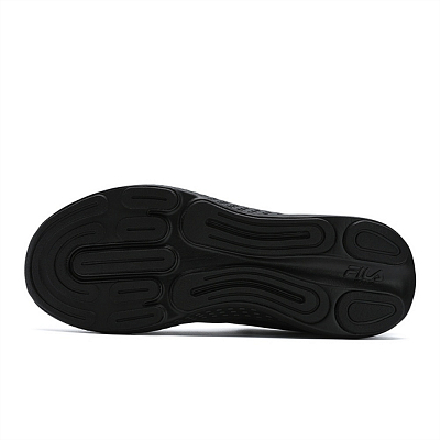 FILA NUVOLE Abrasion Resistant Low Top Running Shoes Men's Black
