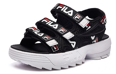 FILA Morden Chic-FMC Beach Sandals Women's Black/White