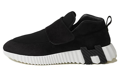 HERMES Low-Top Casual Shoes Women's Black