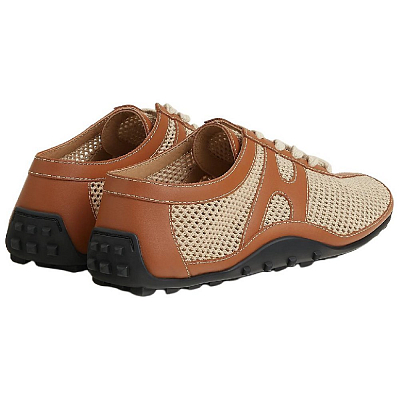 HERMES Kiga Beanie Shoes Women's Brown