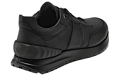 Ecco Ya Yue Cushioned Slip Resistant Abrasion Resistant Low Top Casual Shoes Men's Black