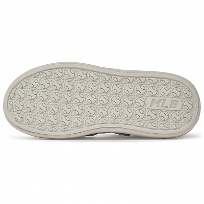 MLB Chunky Base Anti-Slip Wear-Resistant River Trekking Shoes Women's Silver Gray Black
