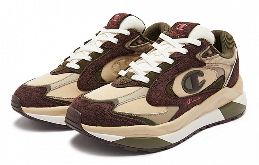 Champion Abrasion Resistant Low Top Chunky Sneakers Men's Dark Brown купить в интернет-магазине Yoocart с быстрой доставкой по России.
