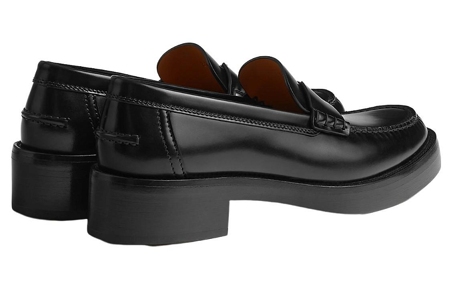 HERMES Hour Loafer Noir Calfskin Leather купить в интернет-магазине Yoocart с быстрой доставкой по России.