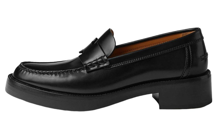 HERMES Hour Loafer Noir Calfskin Leather купить в интернет-магазине Yoocart с быстрой доставкой по России.