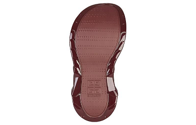 Givenchy Marshmallow Rubber Sole Slide Slippers 11cm Women's Dark Red