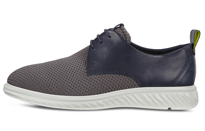 Ecco St.1 Hybrid Lite Cushioning, Slip Resistant, And Abrasion Resistant Low Top Running Shoes Men's Gray