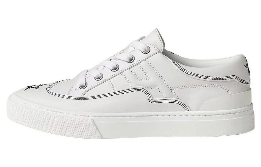 HERMES Low-Top Skateboard Shoes Women's White купить в интернет-магазине Yoocart с быстрой доставкой по России.