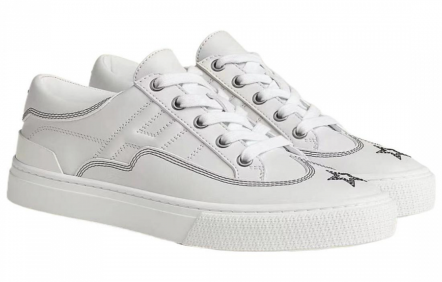 HERMES Low-Top Skateboard Shoes Women's White купить в интернет-магазине Yoocart с быстрой доставкой по России.