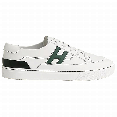 HERMES Deep Low Top Skateboard Shoes Men's White
