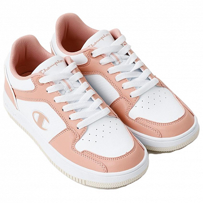 Champion Low-Top Skateboard Shoes Women's White Pink