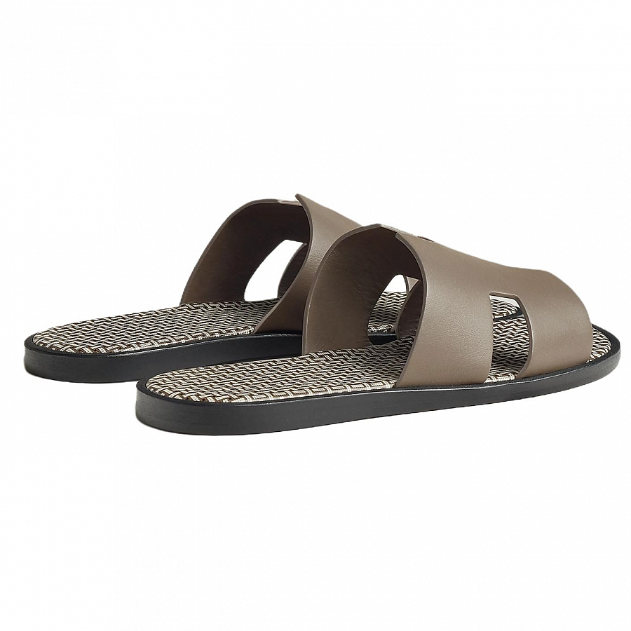 HERMES Slide Slippers Men's Gray купить в интернет-магазине Yoocart с быстрой доставкой по России.