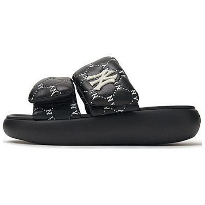 MLB Slipper Slip-Resistant Slide Slippers Unisex Black 2024