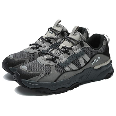 FILA TREK Low Top Chunky Sneakers Men's Black