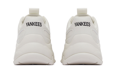 MLB Big Ball Chunky Low Top Chunky Sneakers Unisex Ivory White